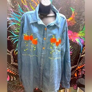 Quacker Factory Denim Shirt